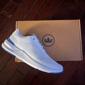 Peter Millar White and Blue Sneakers